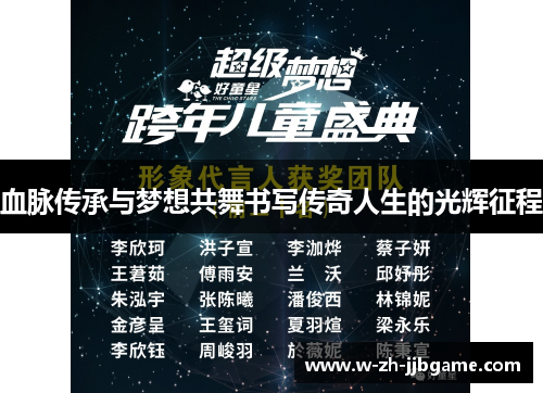 血脉传承与梦想共舞书写传奇人生的光辉征程 血脉传承与梦想共舞书写传奇人生的光辉征程