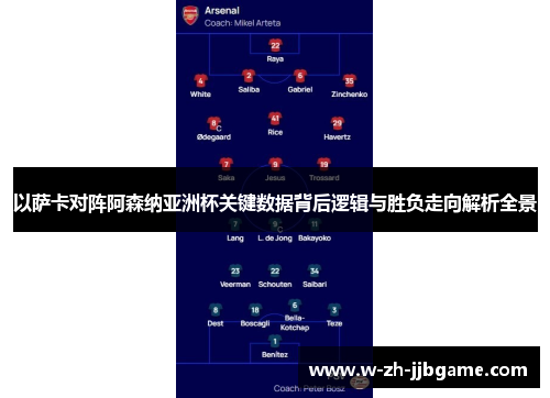 以萨卡对阵阿森纳亚洲杯关键数据背后逻辑与胜负走向解析全景